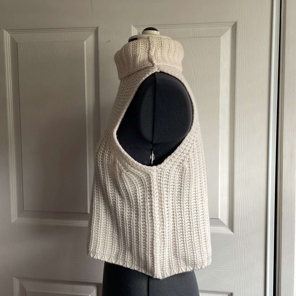 Sablyn White Sleeveless Knit Turtleneck Top - Picture 8 of 13